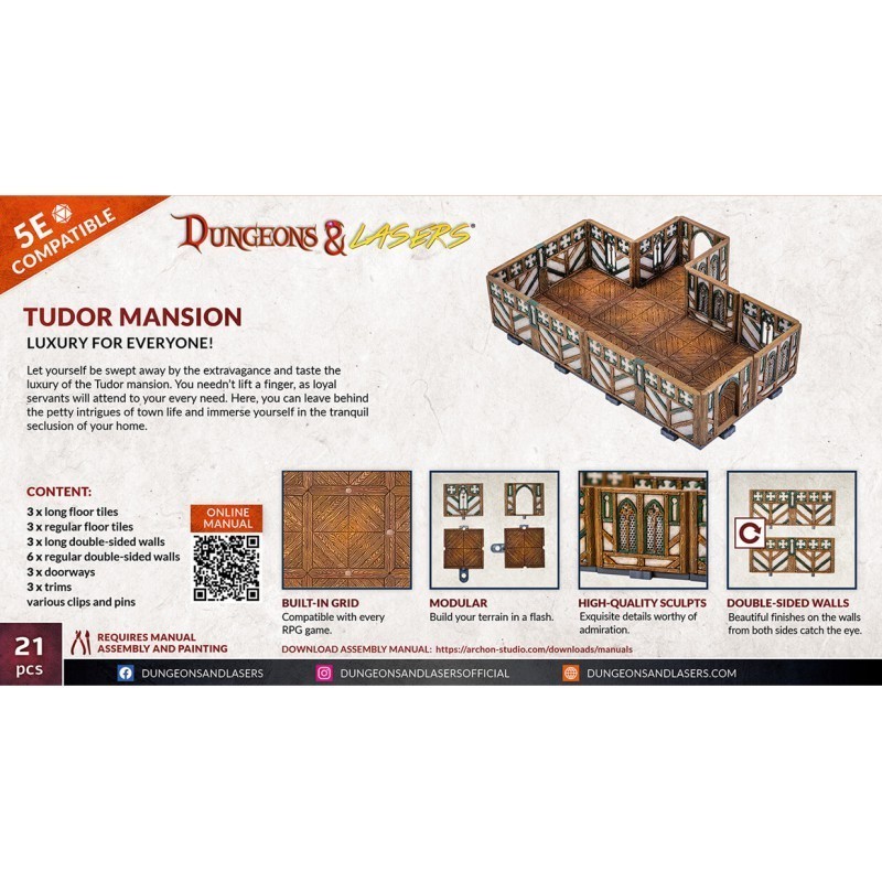 Tudor Mansion - Dungeons & Lasers