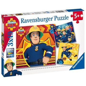 Puzzle 3 X 49 Pz: Sam El Bombero