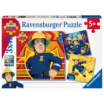 Puzzle 3 X 49 Pz: Sam El Bombero