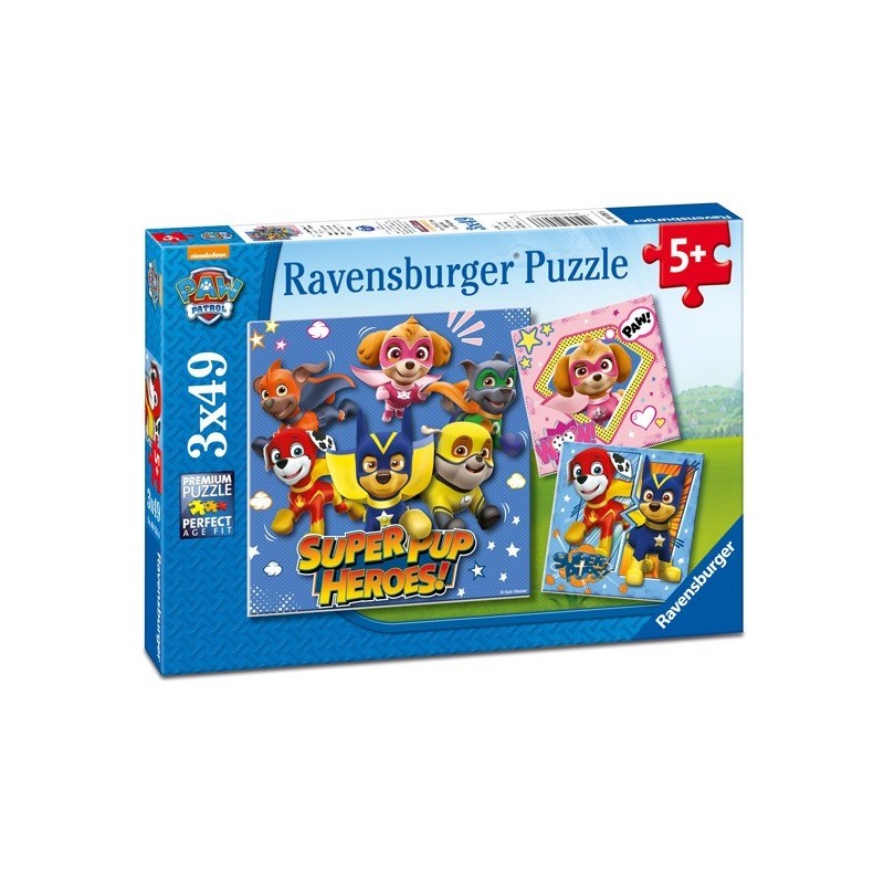 Puzzle 3 X 49 Pz: Paw Patrol D