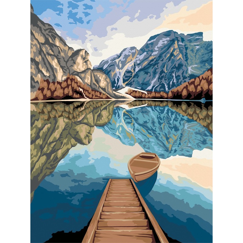 CreArt Premium B - lago de montaña