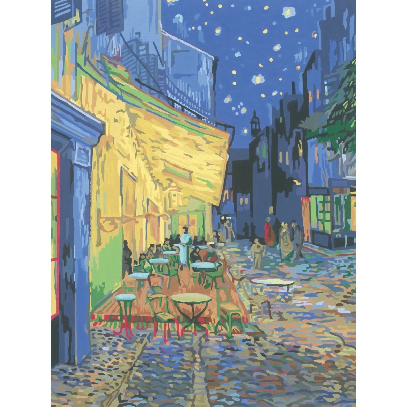 CreArt B - Van Gogh, Terraza de café por la noche