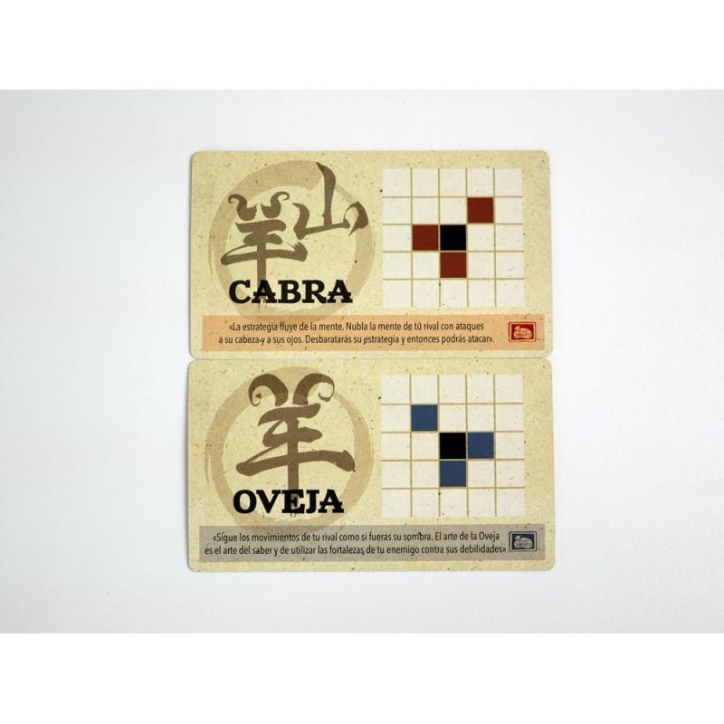Cartas promocionales: Oveja y Cabra - Onitama