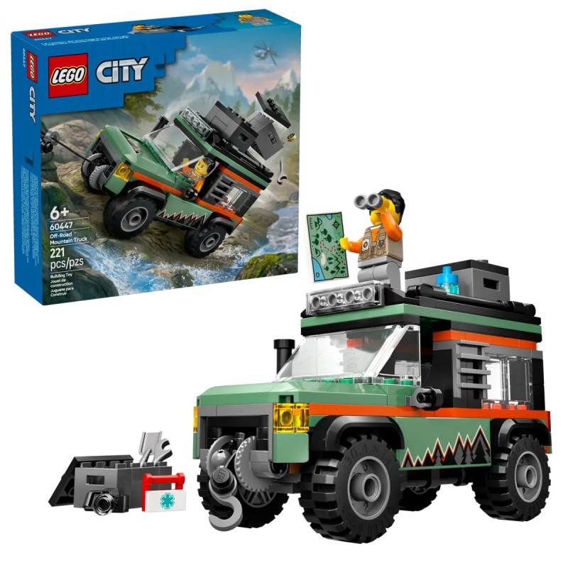 LEGO-60447 Todoterreno 4x4 de Montaña