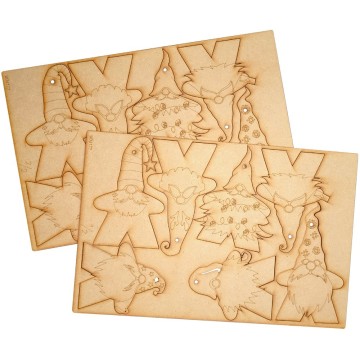 MEEPLES GNOMOS NAVIDEÑOS