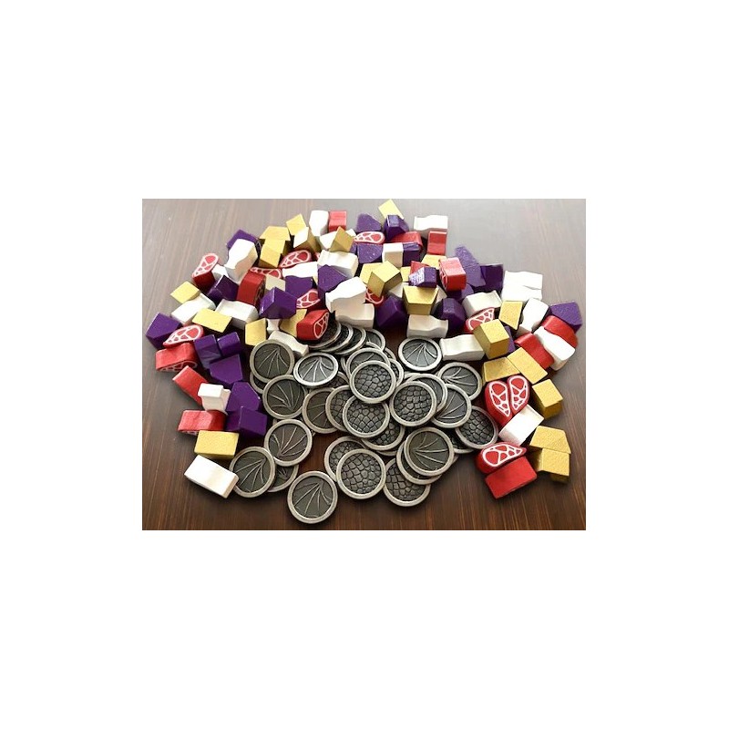 Upgrade Pack (Metal Coins & Wooden Resources) - Wyrmspan