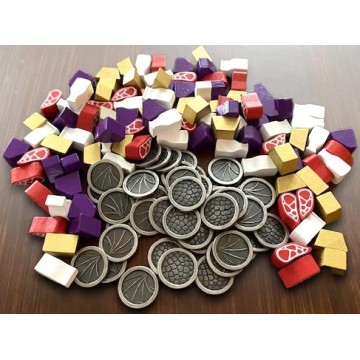 Upgrade Pack (Metal Coins & Wooden Resources) - Wyrmspan