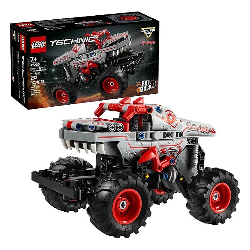LEGO-42200 Monster Jam ThunderROARus con Motor de Carga Manual