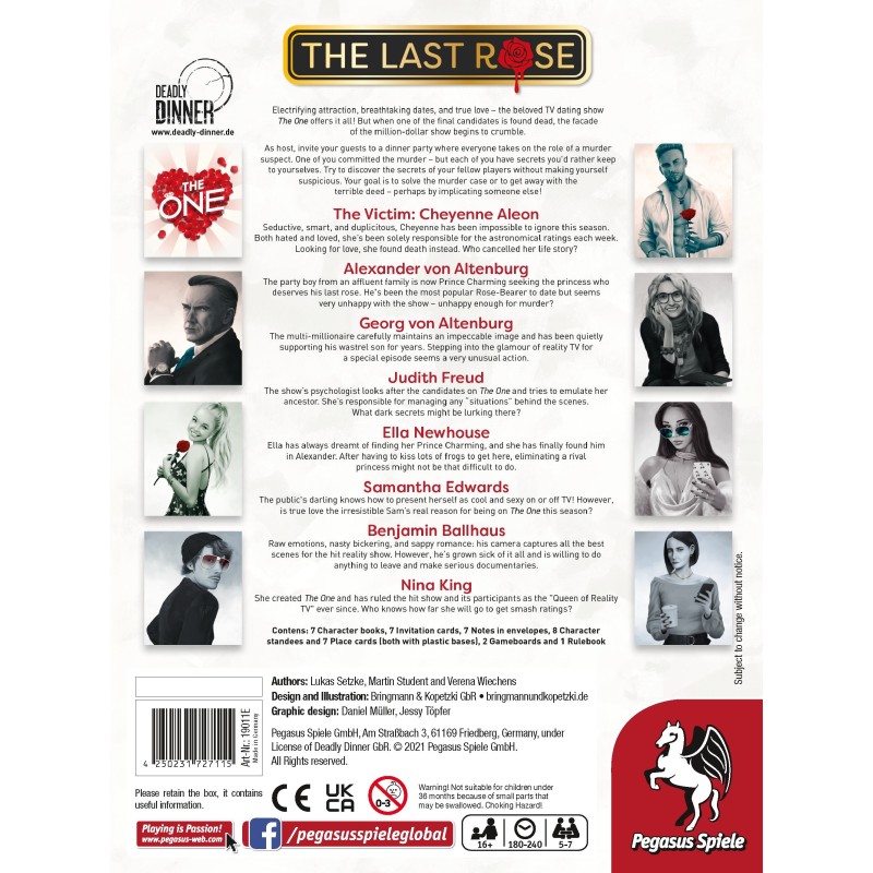 The Last Rose - Deadly Dinner (Inglés)
