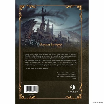 The World of Deuslair: Bestiary Book - Dungeons & Lasers (Inglés)