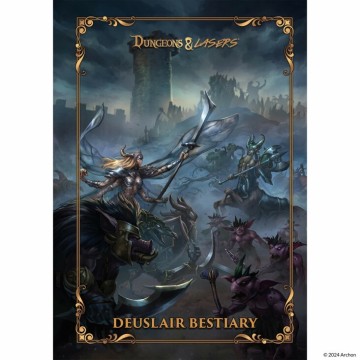 The World of Deuslair: Bestiary Book - Dungeons & Lasers (Inglés)