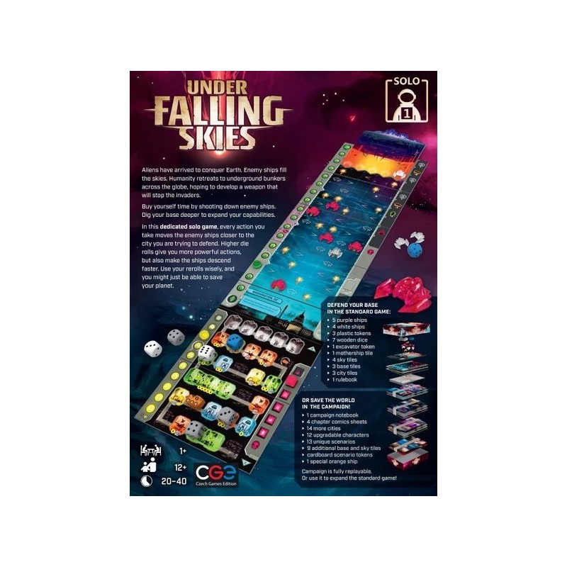 Under Falling Skies (Inglés)