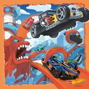 Puzzle 3x49 pz: Hot Wheels