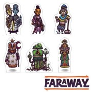 Meeples de madera - Faraway