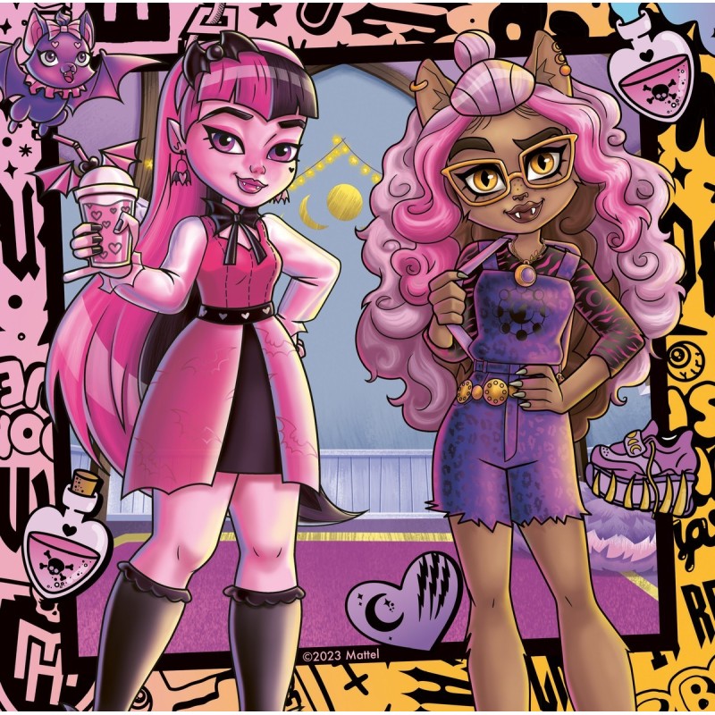 Puzzle 3x49 pz: Monster High