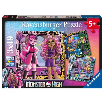 Puzzle 3x49 pz: Monster High