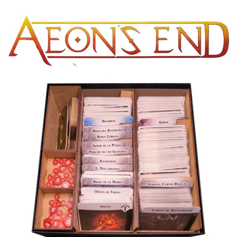 Inserto Compatible con AEON'S END (Base / Guerra Eterna)