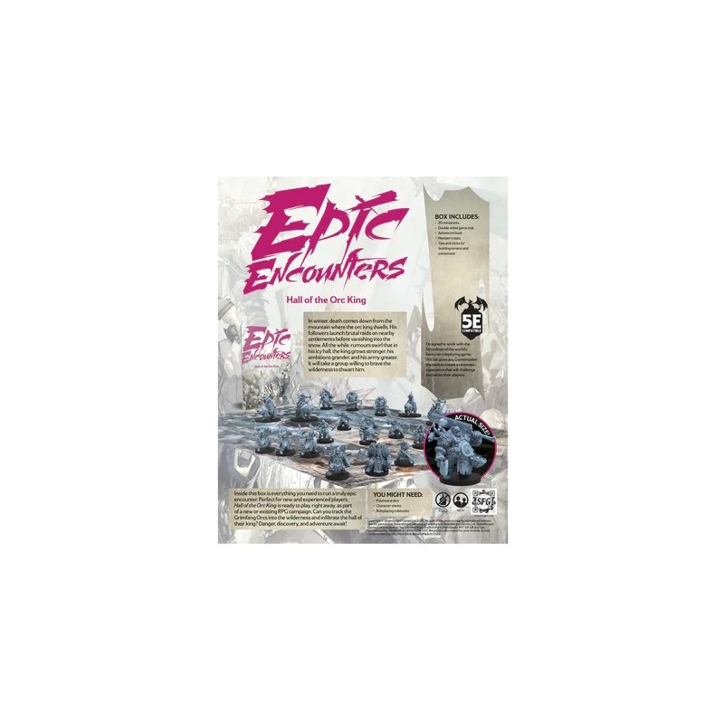 Hall of the Orc King - Epic Encounters (Inglés)