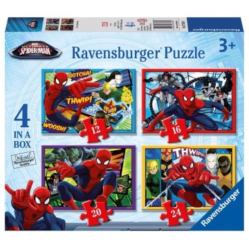 Puzzle 4 en 1: Ultimate Spiderman