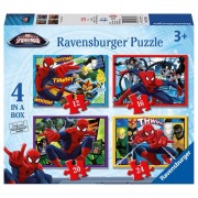 Puzzle 4 en 1: Ultimate Spiderman