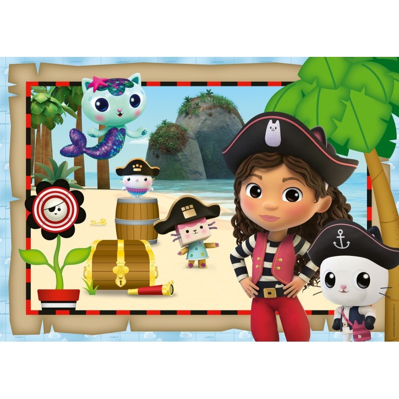 Puzzle 24 giant Pavimento: Gabby's Dollhouse B