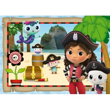 Puzzle 24 giant Pavimento: Gabby's Dollhouse B