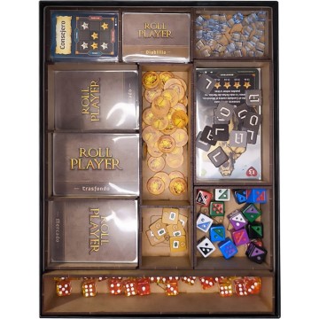 Inserto Compatible con ROLL PLAYER (Base + Expansión ó Expansion)