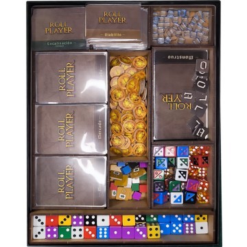 Inserto Compatible con ROLL PLAYER (Base + Expansión ó Expansion)