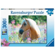 Puzzle 300 pz. XXL: Caballo entre las flores