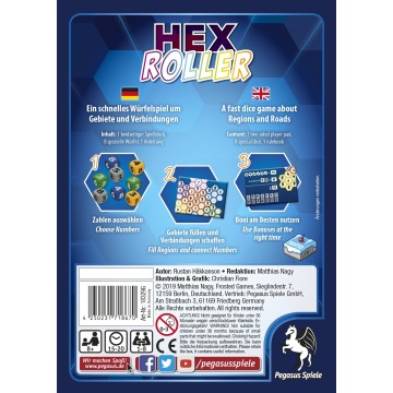 HexRoller (Frosted Games) (Inglés)