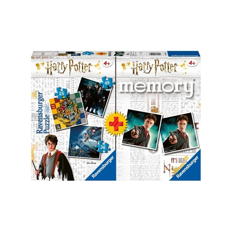 Multipack Memory + 3 Puzzles: Harry Potter