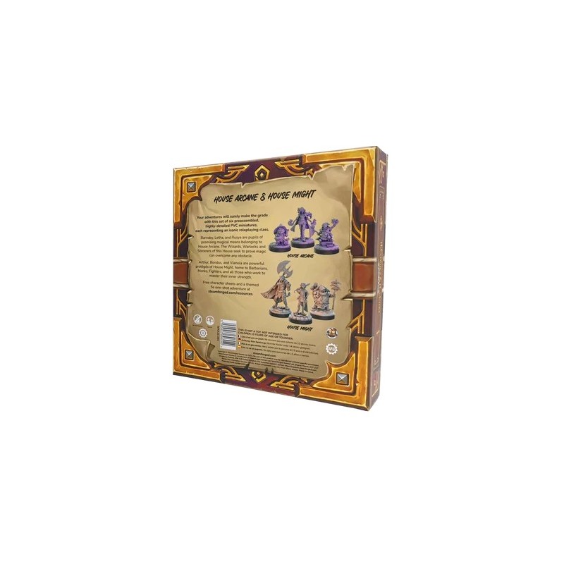 First Class: Arcane & Might Miniatures - Adventures & Academia (Inglés)