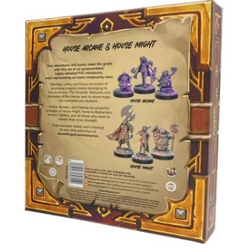 First Class: Arcane & Might Miniatures - Adventures & Academia (Inglés)
