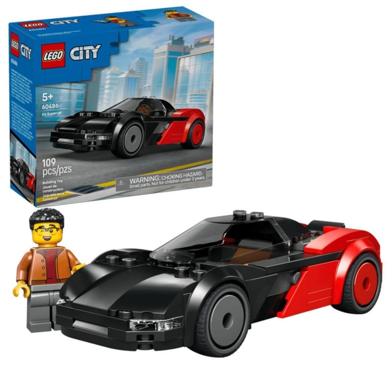 LEGO-60486 Supercoche Eléctrico