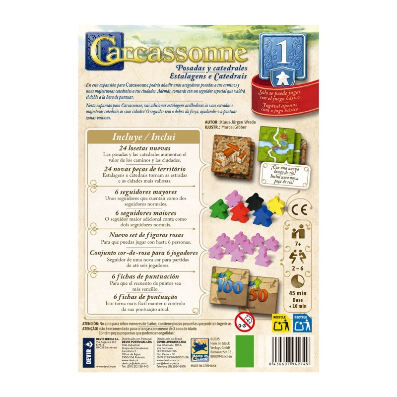 Carcassonne Exp. 1 - Posadas