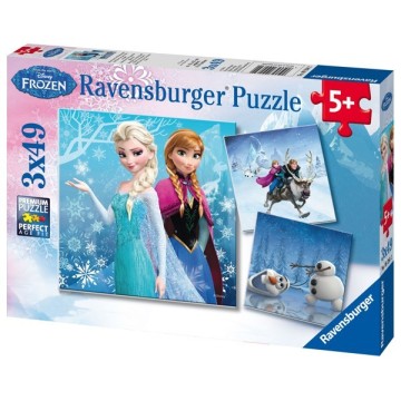 Puzzle 3 X 49 Pz: Frozen B
