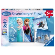 Puzzle 3 X 49 Pz: Frozen B