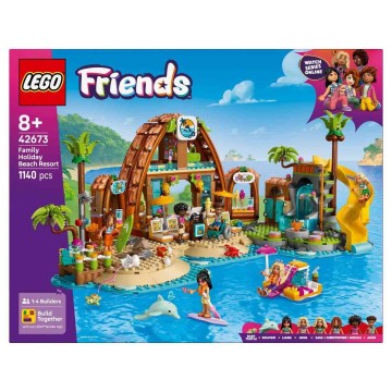 LEGO-42673 Hotel de Vacaciones Familiares en la Playa