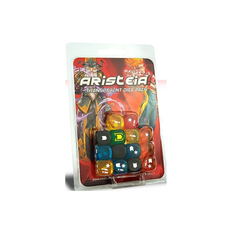 Transparent Dice Pack - Aristeia!