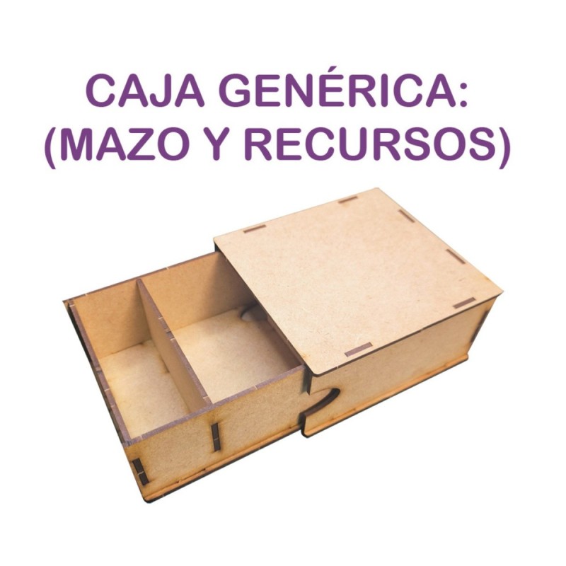 Accesorios WOM: Caja Genérica (mazo de cartas + recursos)