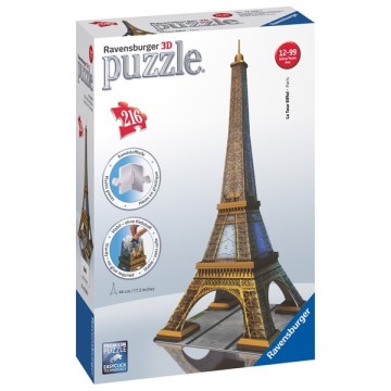 Puzzle 3D - Serie Media: Tour Eiffel