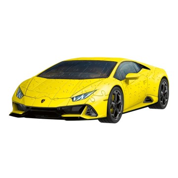 Puzzle 3D - Vehículos: Lamborghini Huracán EVO amarillo