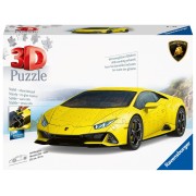 Puzzle 3D - Vehículos: Lamborghini Huracán EVO amarillo