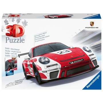 Puzzle 3D - Vehículos: Porsche 911 GT3 Cup Salzburg