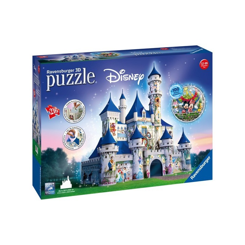 Puzzle 3D - Serie Maxi: Disney Fantasy Castle