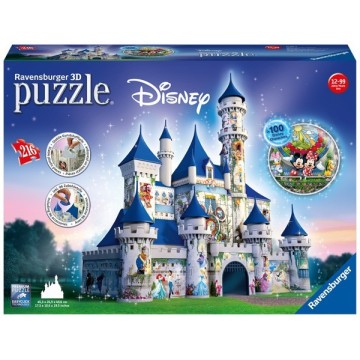 Puzzle 3D - Serie Maxi: Disney Fantasy Castle