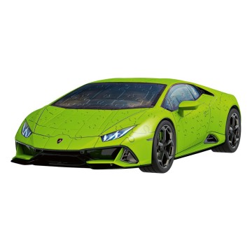 Puzzle 3D - Vehículos: Lamborghini Huracán EVO Verde