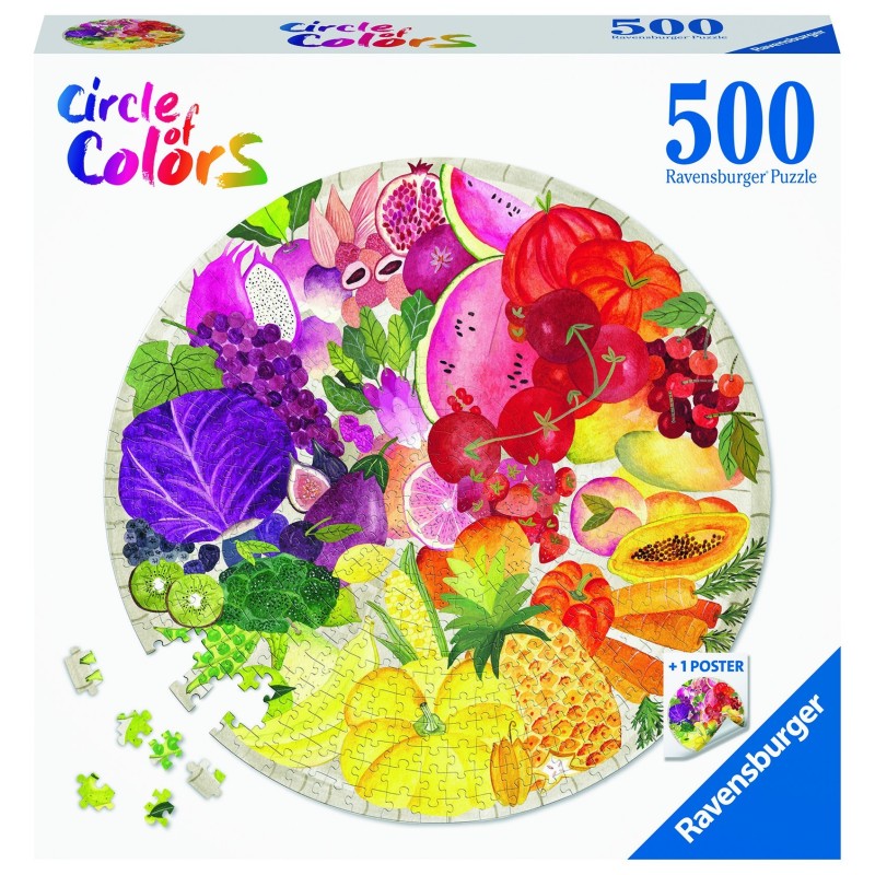 Circle of colors 500 pz: Frutas y Verduras