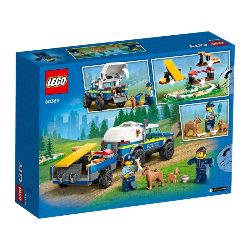 LEGO-60369 Entrenamiento Móvil para Perros Policía