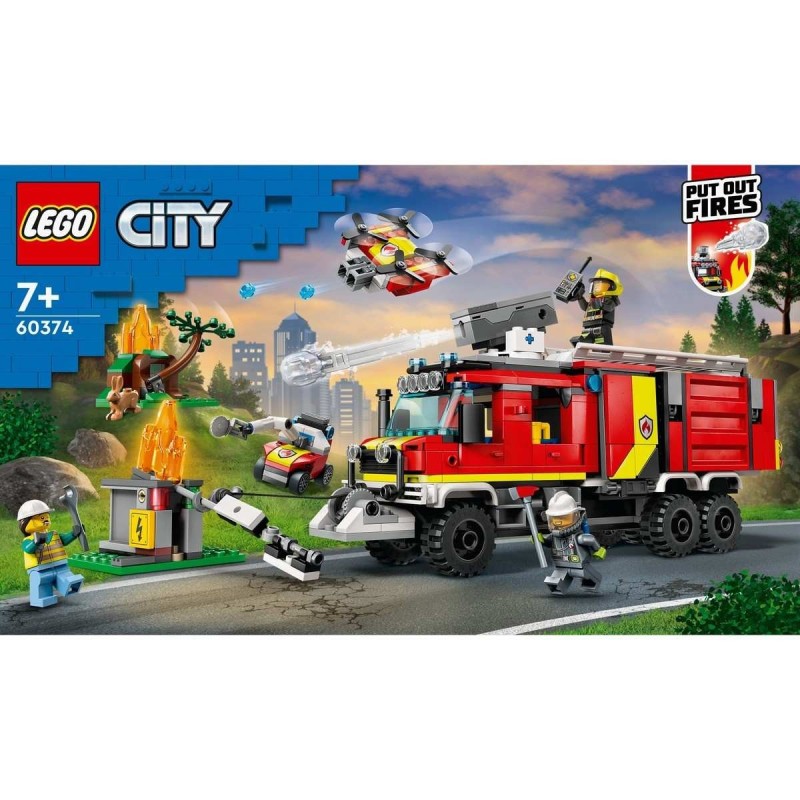 LEGO-60374 Unidad Móvil de Control de Incendios
